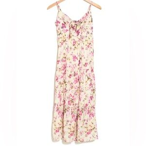 NSR Floral Spaghetti Strap Dress - Size XL